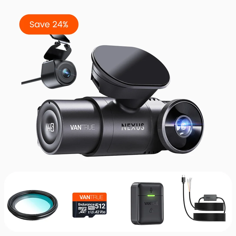 Bundle: N4S + VP03 Hardwire Kit + 512GB Card + CPL + Remote Controller
